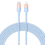 Discolor Series Fast Charging Cable Usb-C To Ip 20w 1m Galaxy Blue