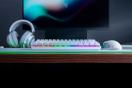 EAN 8886419349457 - Razer Huntsman Mini teclado Juego USB QWERTY Inglés Blanco imagen 3