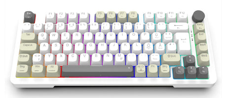 EAN 8681949016998 - Inca IKG-455 teclado Juego USB + RF Wireless + Bluetooth QWERTY Alemán Blanco imagen 1