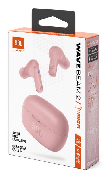 Jbl In-Ear Kopfhörer Wave Beam 2 Rosa