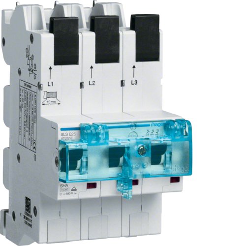 Hager Sls-Schalter 3p E-25a Hts325e F.Sammelschiene Quickconnect