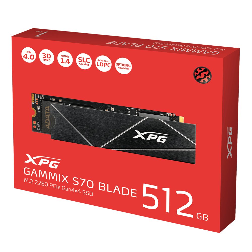 EAN 4711085936219 - XPG GAMMIX S70 BLADE 512 GB M.2 PCI Express 4.0 NVMe 3D NAND imagen 6