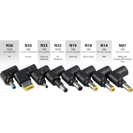 EAN 4260455641326 - Inter-Tech ARGUS NB-90SA adaptador e inversor de corriente Interior 90 W Negro imagen 7