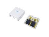 Equip Caja De Superficie Cat6a 2 Puertos 2x Rj45 Utp