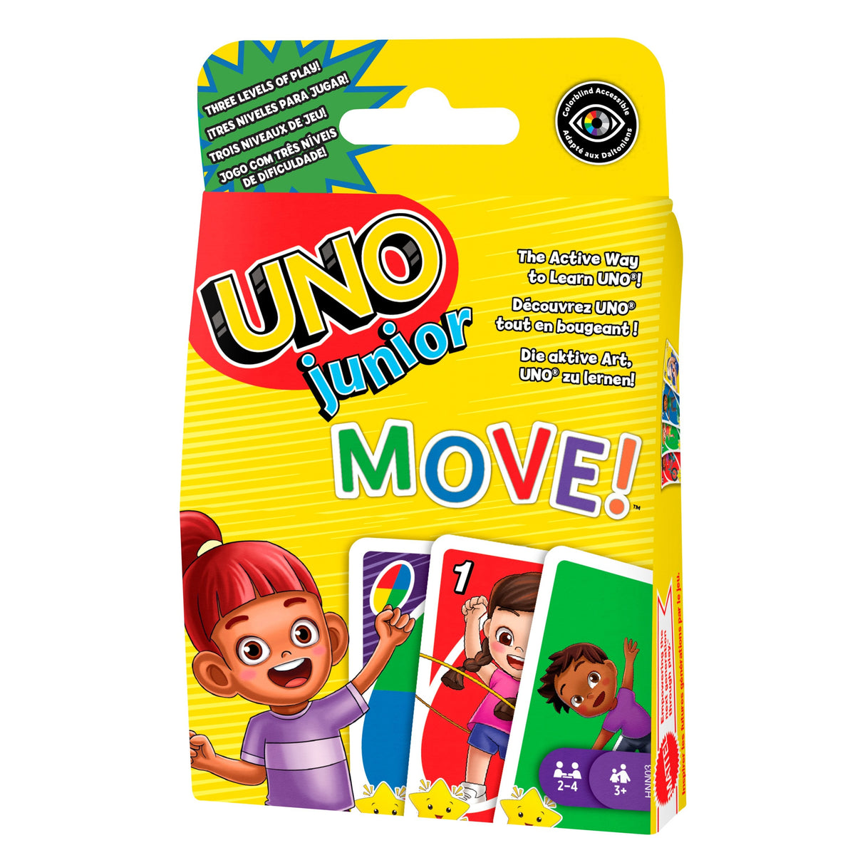 Juego De Cartas Mattel Games Uno Junior Move Hnn03