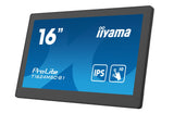 Monitor Iiyama 39.5cm (15,6") T1624msc-B1   16:9  M-Touch Hdmi+Usb