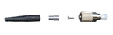 Efb Stecker Fc Mm 3,0mm Stecker (Metall) Knickschutz (Schwarz)