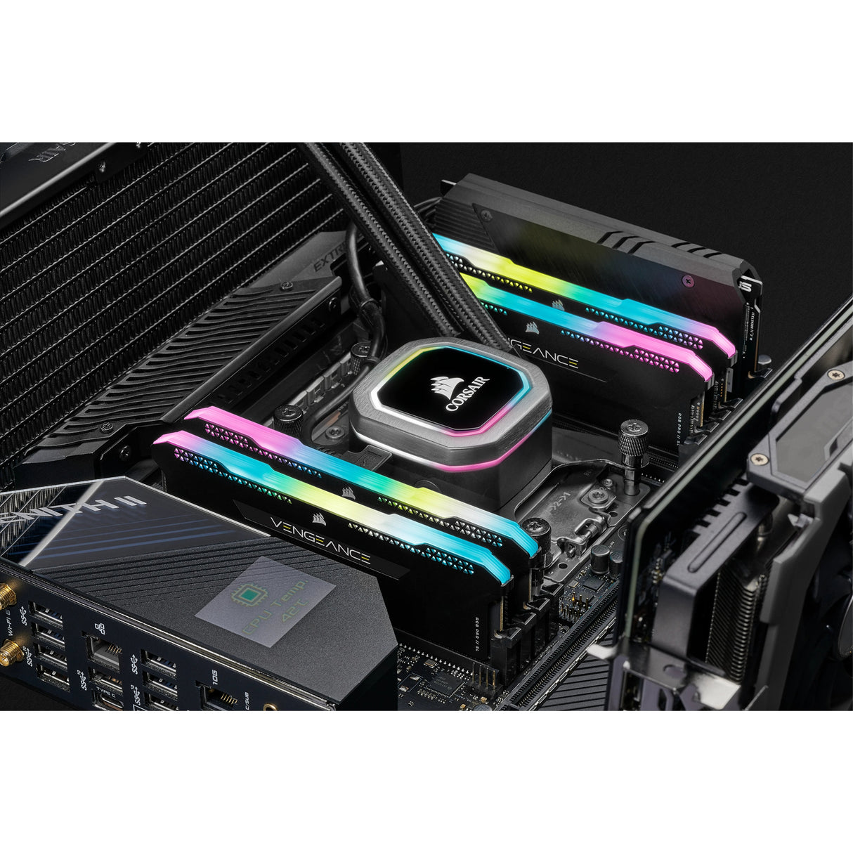 Corsair Vengeance Rgb Pro Sl Ddr4 3200 Pc4-25600 32gb 2x16gb Cl 16