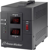 EAN 4260074977059 - PowerWalker AVR 2000 SIV FR regulador de voltaje 2 salidas AC 110 - 280 V Negro imagen 2