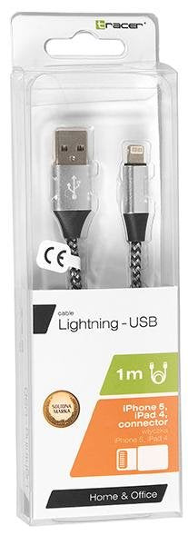 EAN 5907512863367 - Tracer TRAKBK46268 cable de conector Lightning 1 m Negro, Plata imagen 3