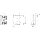 Siemens 3rt20261bb40 Schtz Ac-3 11kw 400v 1s+1 24vdc 3p S0