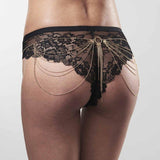 Bijoux - Magnifique Joya De Cadenas Metlicas Para Cintura Dorada