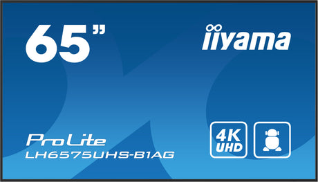 EAN 4948570123476 - iiyama ProLite Pantalla plana para señalización digital 163,8 cm (64.5") LCD Wifi 500 cd / m² 4K Ultra HD imagen 2