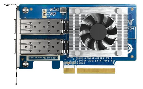 EAN 4713213519066 - QNAP QXG-25G2SF-CX6 adaptador y tarjeta de red Interno Fibra 25000 Mbit/s imagen 2