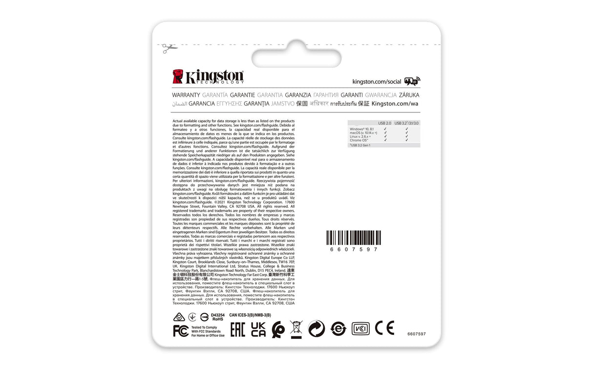 EAN 0740617326260 - Kingston Technology DataTraveler Exodia M unidad flash USB USB tipo A 3.2 Gen 1 (3.1 Gen 1) Negro, Azul imagen 7