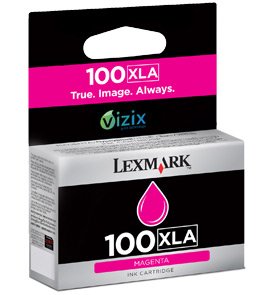 Original Lexmark Cartucho Inyeccion Tinta Magenta Nº100 Xla Vizix