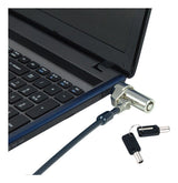 Cable De Seguridad Conceptronic Nano Custodio02bnm Con Llave Compatible Con Llave Maestra