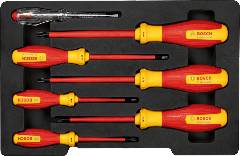 EAN 4053423246759 - Bosch 1.600.A02.NF8 Juego Destornillador plano imagen 2