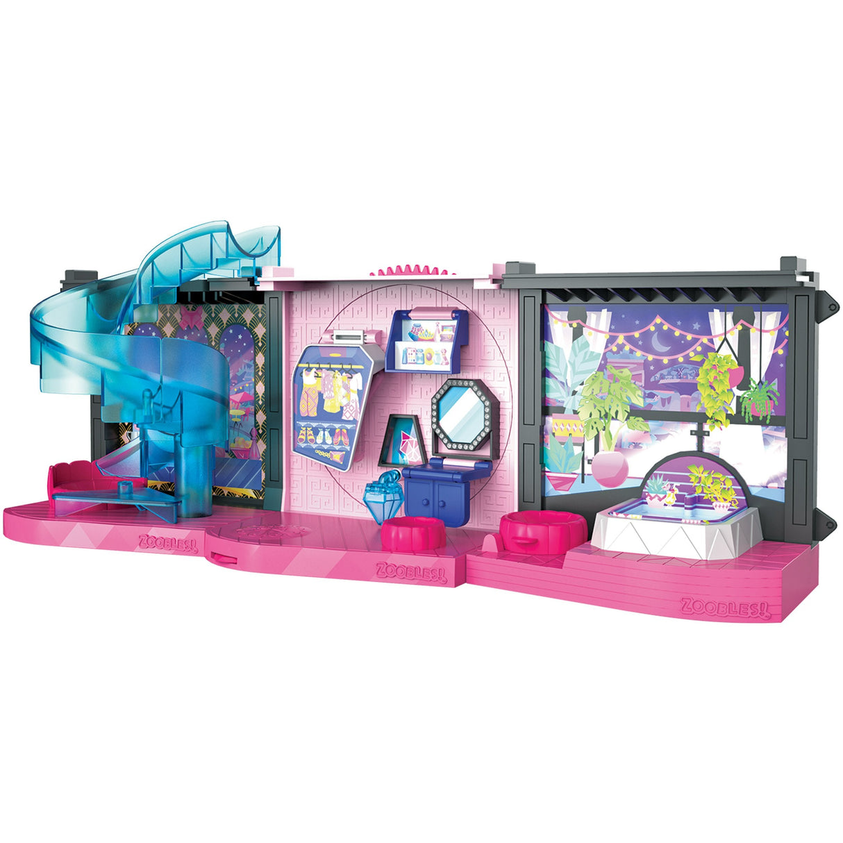 Spin Master Zoobles Transformable Magical Mansion Y Z-Girl Exclusivo Juego Coleccionable Playset 6061366