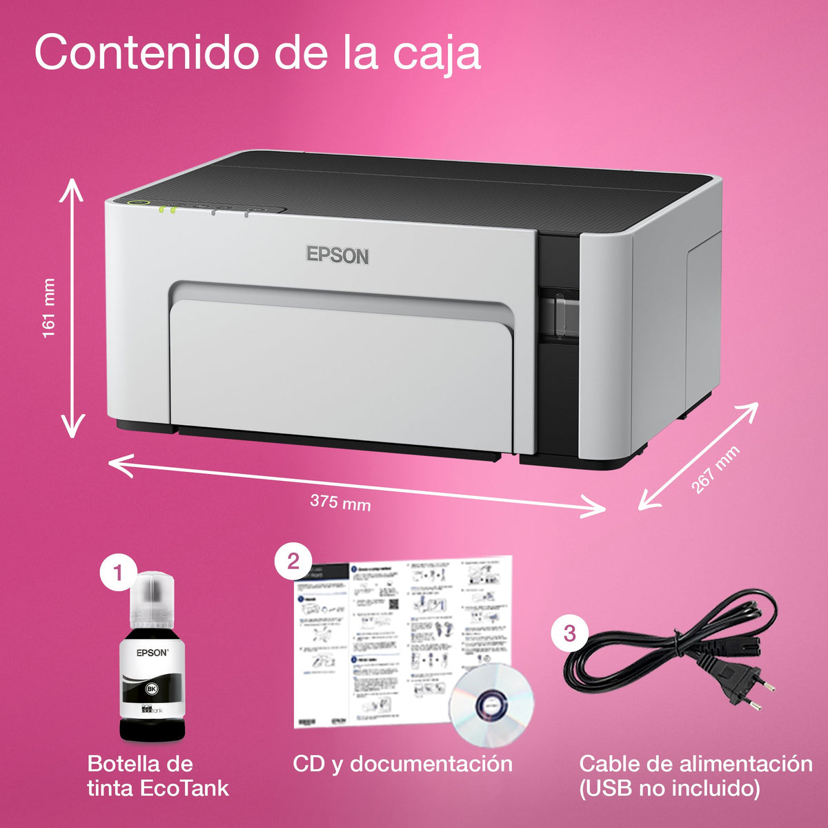 EAN 8715946655420 - Epson EcoTank ET-M1120 impresora de inyección de tinta 1440 x 720 DPI A4 Wifi imagen 15