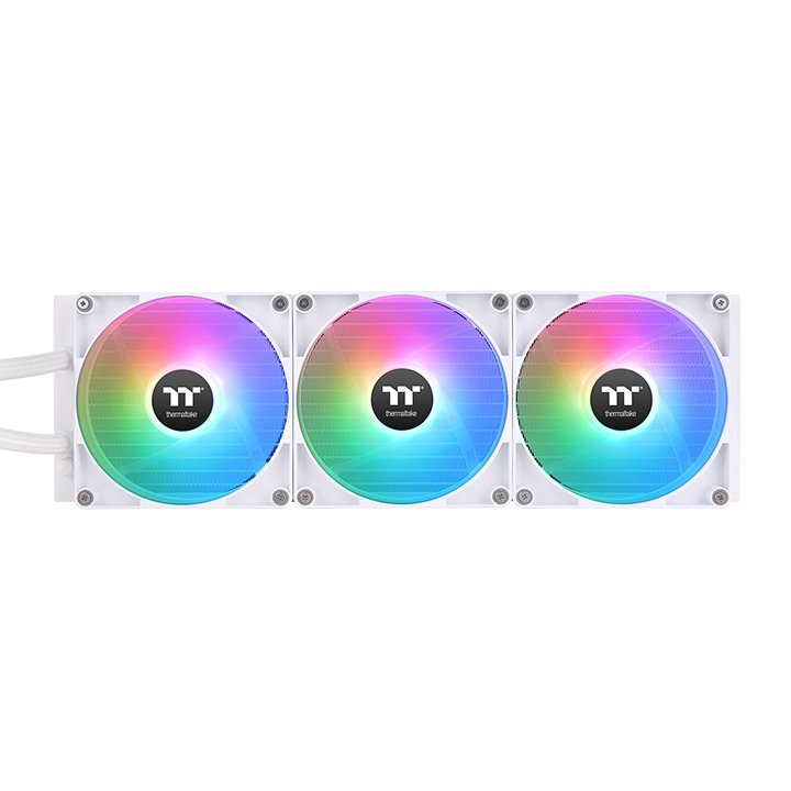 Thermaltake Th420 V2 Argb Sync All-In-One Liquid Cooler Snow Edition, Refrigeración Por Agua Blanco