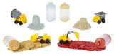 EAN 0035051532934 - MGA Entertainment Wonder Factory Never Dry Sand Construction Trucks - Blue + Cement Mixer imagen 8