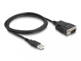 Delock 64222 Adaptador Usb 2.0 Tipo-A Macho A 1 X Serie Rs-232 D-Sub 9 Macho Con Tornillos Y Tuercas Protección Esd