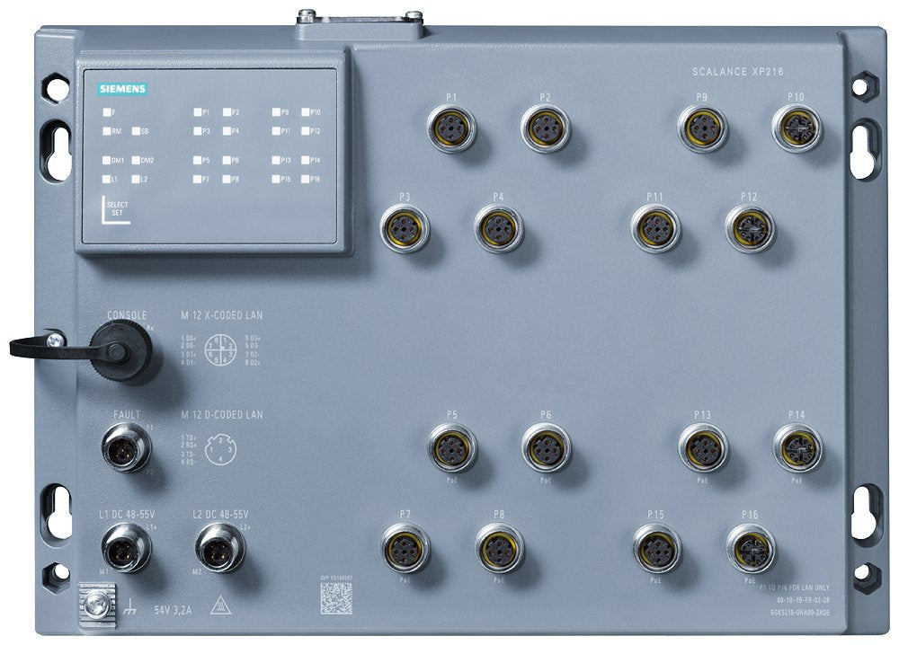 Siemens 6gk52160ha002as6 6gk5216-0ha00-2as6 Industrial Ethernet Switch - - 0.1 - - 0 - Switch - 0,1 Gbps
