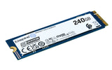 Disco Ssd Kingston Dc2000b 240 Gb, Pcie 4.0 X4, Nvme, M.2 2280, Sin Disipador Sedc2000bym8/240g