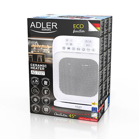 EAN 5903887805865 - Adler AD 7727 calefactor eléctrico Interior Blanco 1500 W Ventilador eléctrico imagen 8