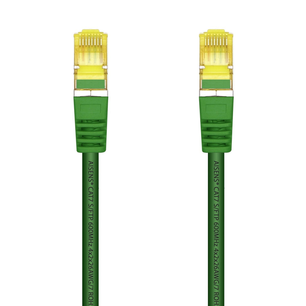 Aisens Cable De Red Rj45 Lszh Cat.7 600 Mhz S/Ftp Pimf Awg26 - 2m - Verde