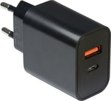 Inter-Tech Pd-Charger Usb C,Psu Pd-2120, Pd+Qc 20w Negro