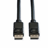 Roline Displayport Cable, Dp-Dp, V1.2, St - St, Tpe, Schwarz, 1,5 M