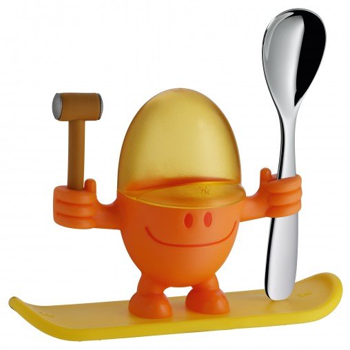 Wmf 0616687450 Mcegg Eierbecher Con Löffel, Naranja