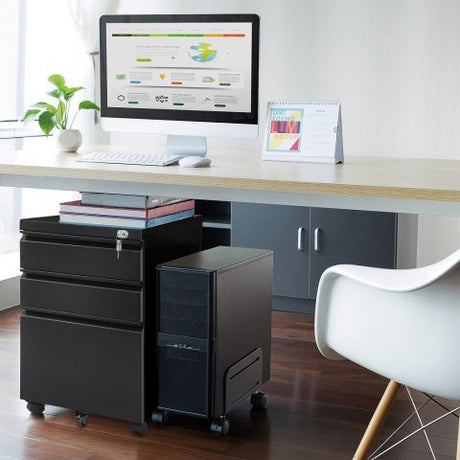 EAN 5902211113690 - Maclean MC-850 cajonera para oficina Negro Metal imagen 2