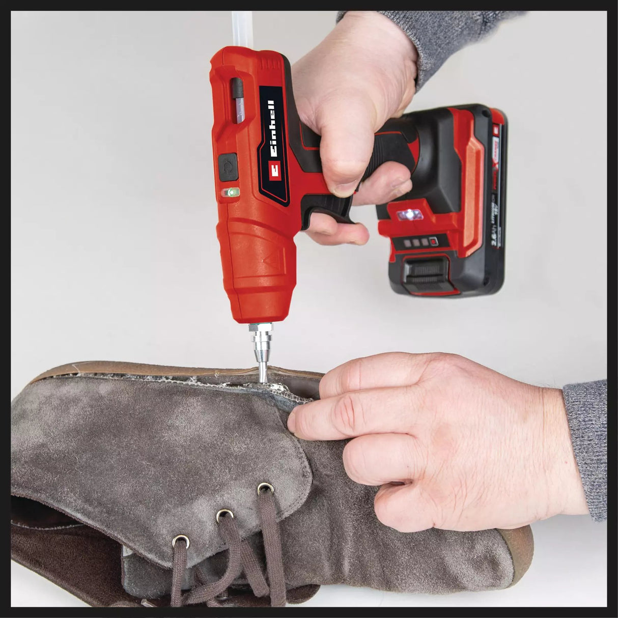 EAN 4006825641202 - Einhell 4522200 pistola y lápiz de silicona caliente Negro, Rojo imagen 6