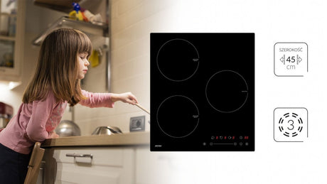 EAN 5903151004161 - MPM 45-IM-07 Negro Integrado 45 cm Con placa de inducción 3 zona(s) imagen 2