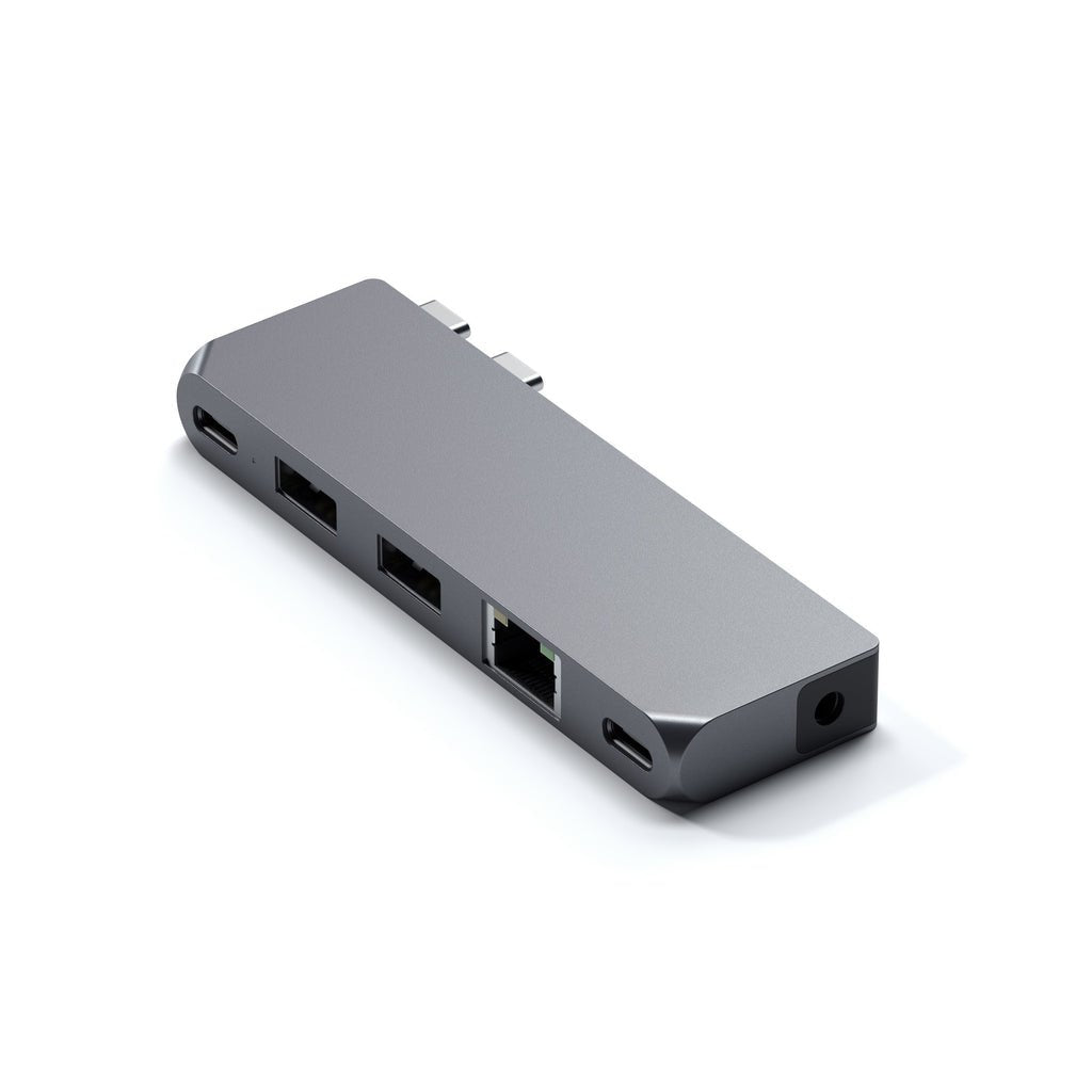 Satechi Pro Hub Mini Usb-C Do Macbook (2xusb-C, 2x Usb-A, Ethernet, Jack Port) (Pro&Air&Max) (Gwiezdna Szarosc)
