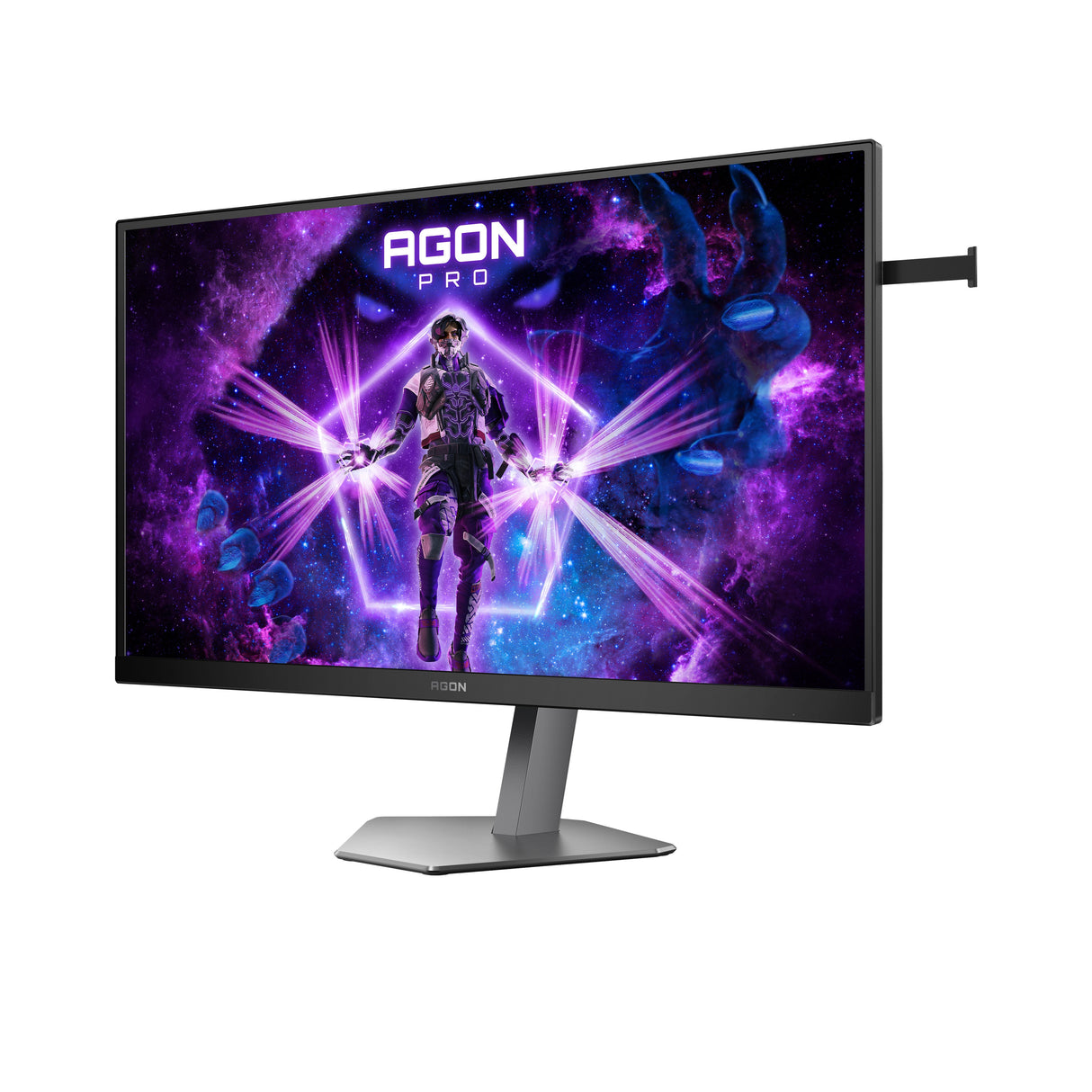 Monitor  Aoc Ag276fk 27 "Negro (Matt)/Gris Oscuro, Fullhd, Fast-Ips, Usb Hub, Adaptive-Sync, Panel De 520hz Ag276fk