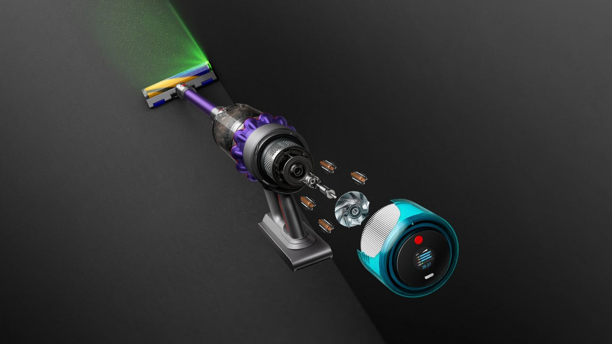 Aspirador Dyson Gen5 Detect Absolute Rojo+Plata+Turquesa+Violetat