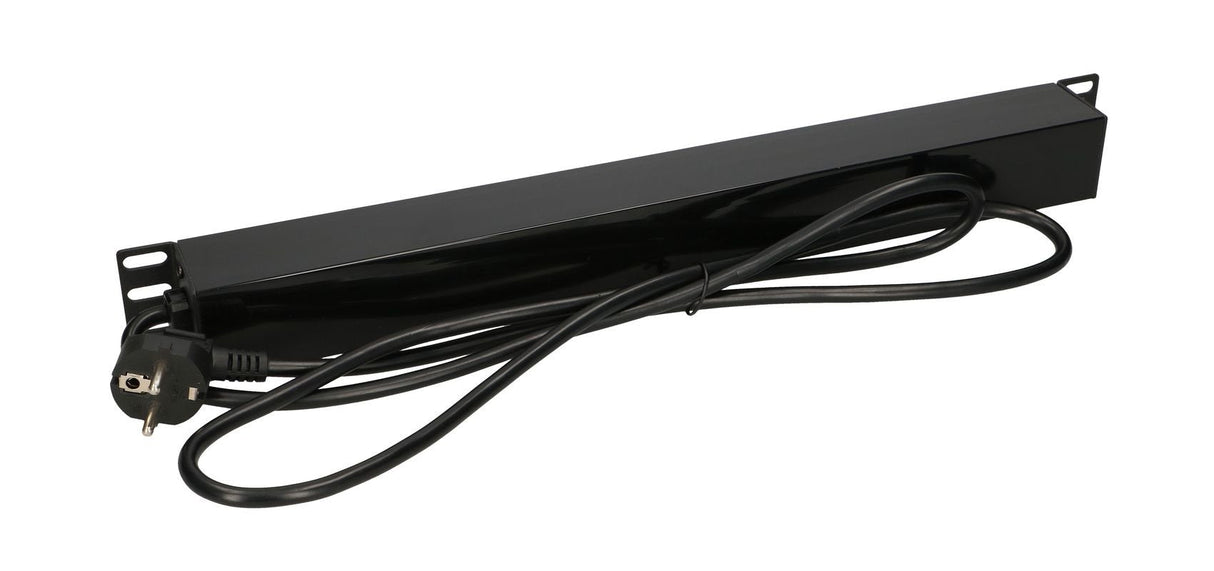 EAN 5903148912967 - Extralink 19\" 1U 7 SOCKET EU TYPE POWER PDU WITH SWITCH PDU 7-EU Regleta eléctrica imagen 2