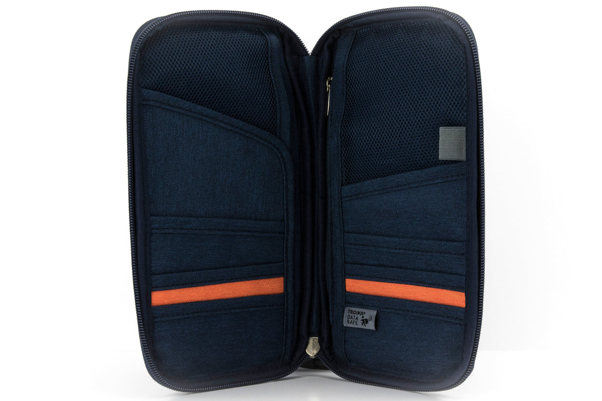 Troika Etui Safe Flight Dunkelazul