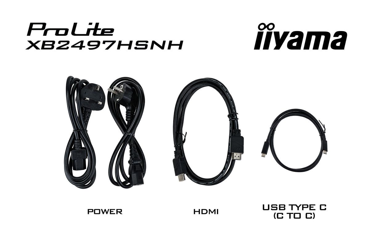 Iiyama 60.5cm 24" Xb2497hsnh-B1 16:10 Hdmi+Dp+Usb-C