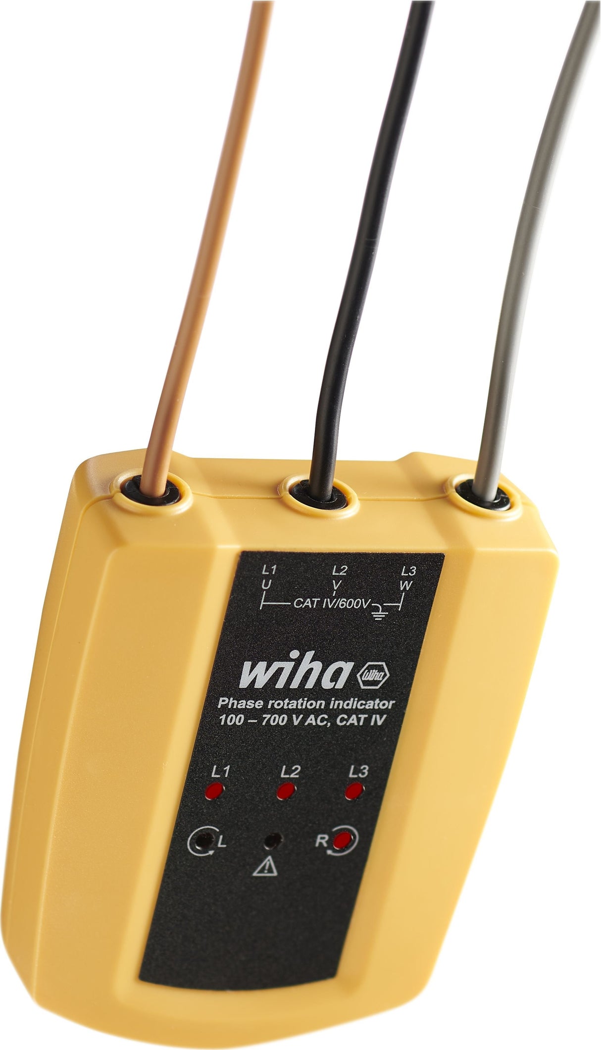 Indicador De Dirección Del Campo Giratorio Wiha 45221, 100 - 700 V Ca, Dispositivo De Medición Amarillo/Negro 45221
