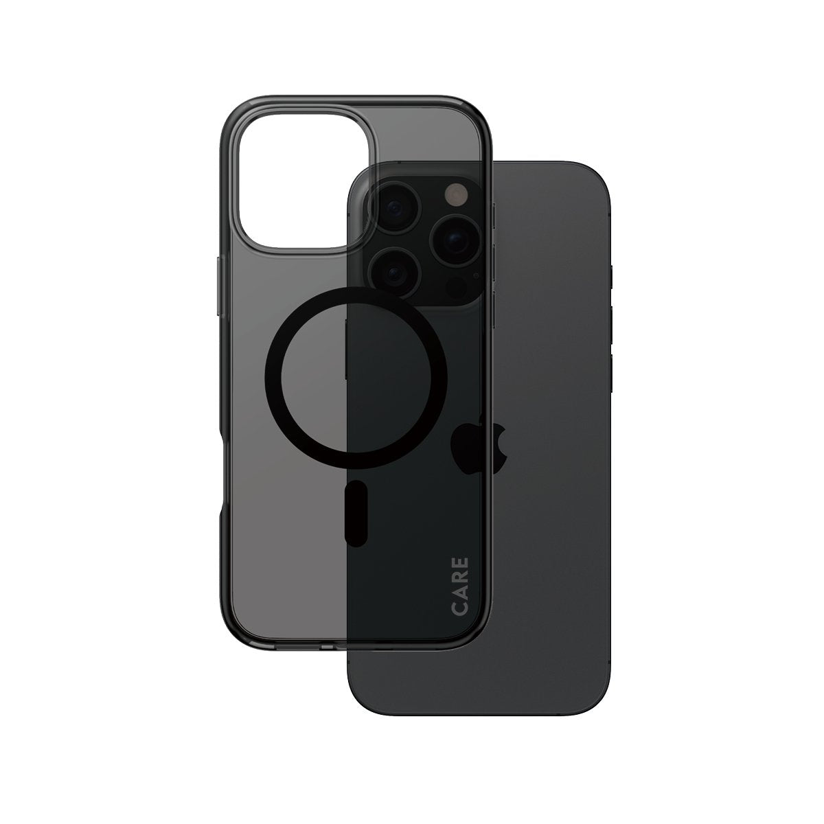Panzerglass Care Flagship Smokey Iphone 16 Pro Max Schwarz