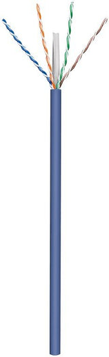 Bobina Cat 6a U-Utp   50m Flexible Azul Awg23/1 Eca