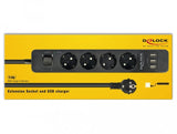 EAN 4043619112098 - DeLOCK 11209 base múltiple 1,5 m 4 salidas AC Interior Negro imagen 2