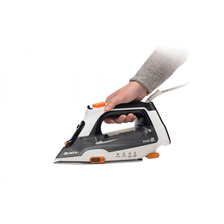EAN 8003705124493 - Ariete 6190/00 Plancha vapor-seco Suela Ceramic Ultra Glide 2400 W Gris, Negro imagen 2