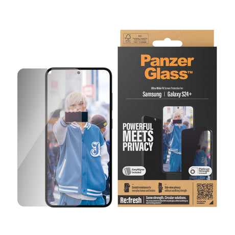 EAN 5711724173516 - PanzerGlass ® Privacy Screen Protector Samsung Galaxy S24+ | Ultra-Wide Fit w. EasyAligner Protector de p imagen 2