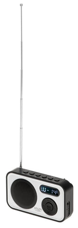 Adler Ad 1906 Digital Radio, Pll Am Fm, White Black